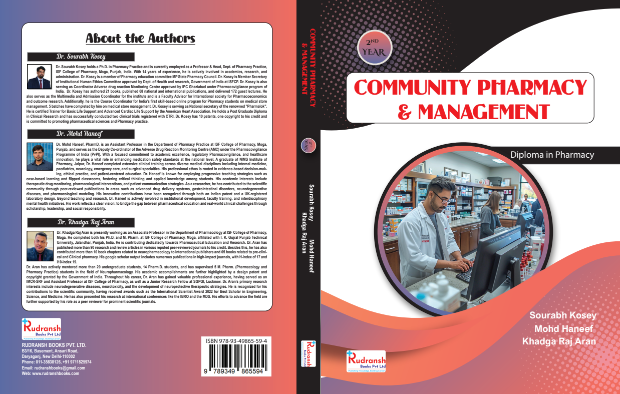 A Textbook Of COMMUNITY PHARMACY & MANAGEMENT