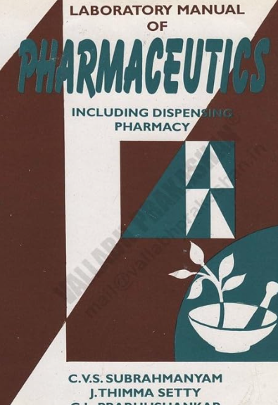   Laboratory Manual of Pharmaceutics, 1e