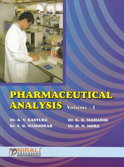 PHARMACEUTICAL ANALYSIS VOLUME 1  M PHARMA SEM I