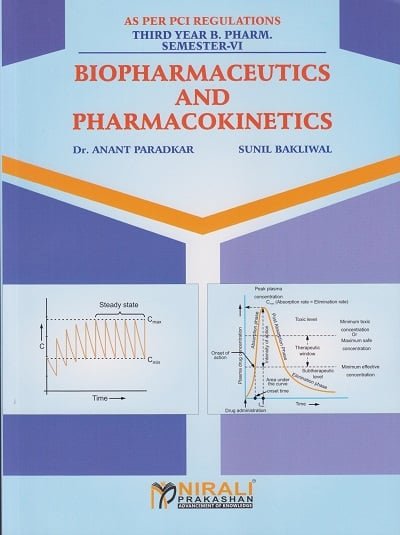Third Year Bpharm Textbooks BIOPHARMACEUTICS AND PHARMACOKINETICS SEM VI